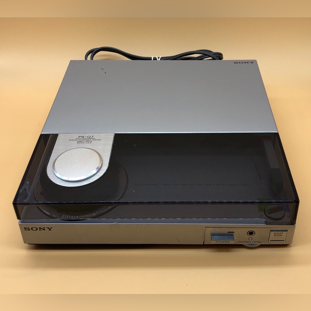 SONY Mini Record Player Turntable PS-Q7 - RARE